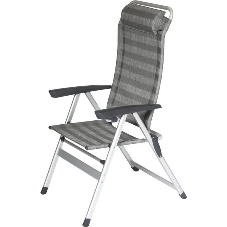 TrendLine Campingsessel Luca Alu Campingstuhl gepolstert Relaxsessel Klappstuhl – Bild 2