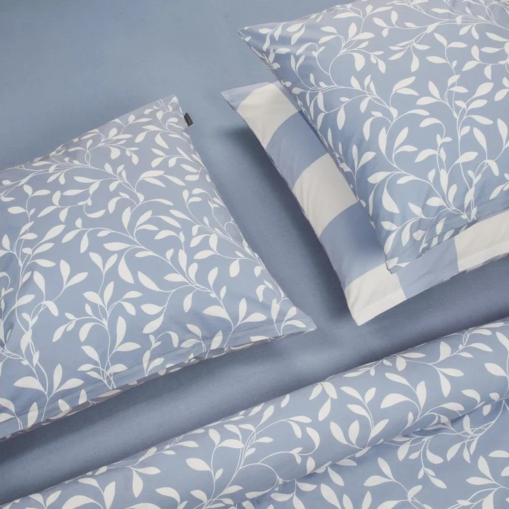 Schiesser Bettwäscheset Liliebeth - Renforcé - 2-teilig - 135 x 200 cm - Hellblau – Bild 3
