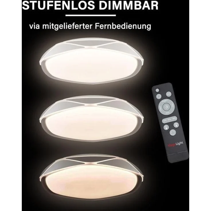 Megalight LED Deckenleuchte Shining Venus 30W, 3000lm, Ø41cm – Bild 3