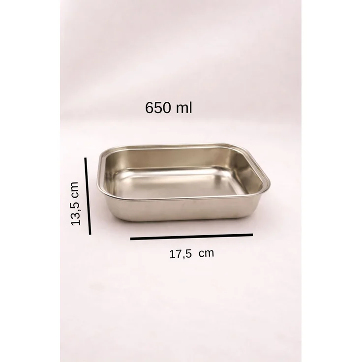 Hermia Concept 'BU0089' Auflaufform, Silber, 13,5 x 17,5 cm, 650 ml – Bild 6