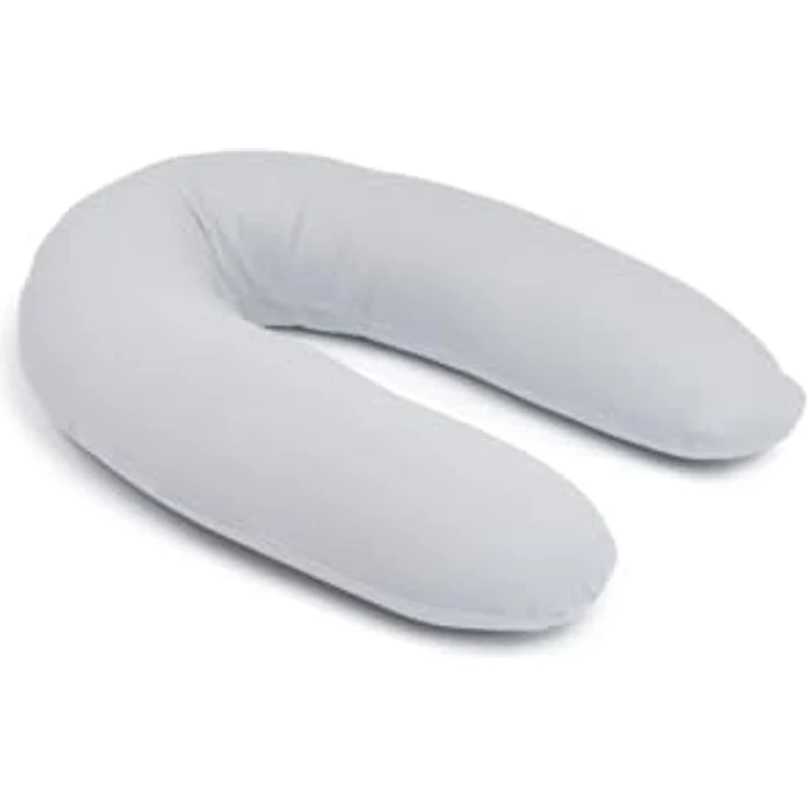 Doomoo Stillkissen Twisty 2-in-1 - Pearl Grey Grau – Bild 2