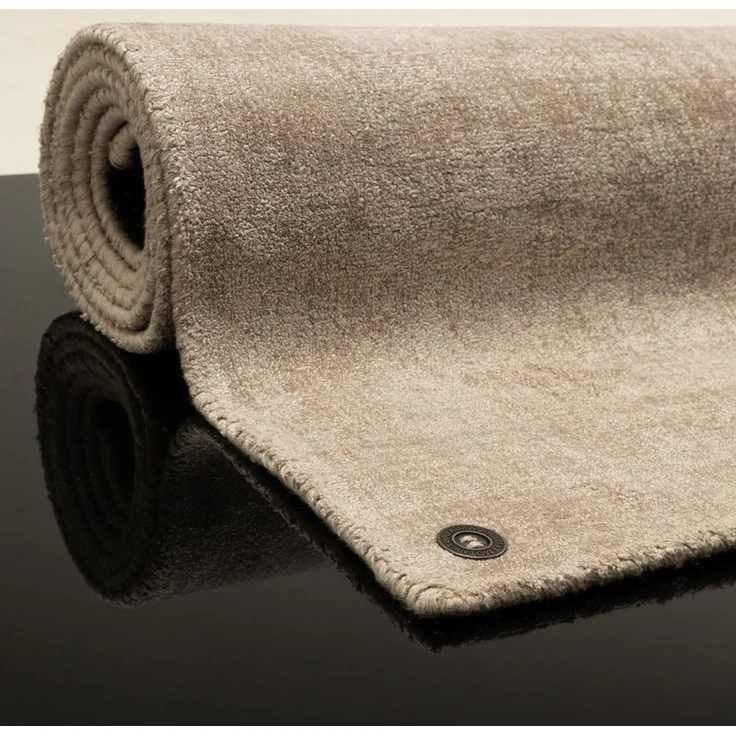 TOM TAILOR HOME Teppich Shine uni, rechteckig, Höhe: 8 mm, Handwebteppich, 100% Viskose, handgewebt, mit elegantem Schimmer – Bild 4