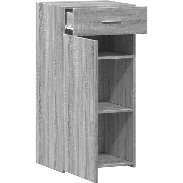 vidaXL Sideboard Grau Sonoma 45x42,5x93 cm Holzwerkstoff 846290 – Bild 8