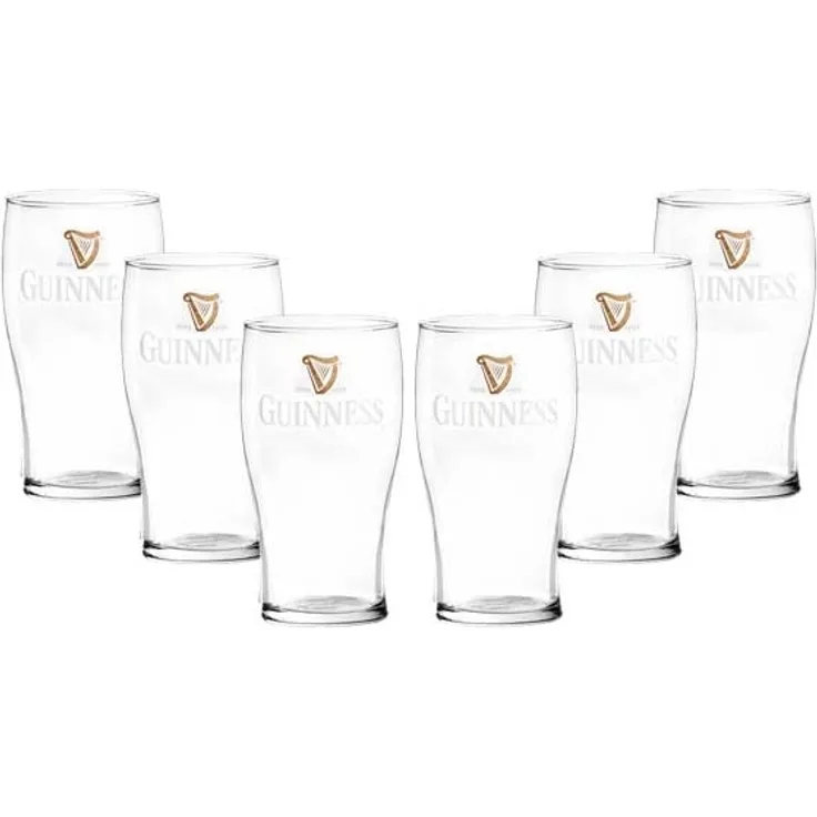 Guinness Gläser Set - 6X 0,3L