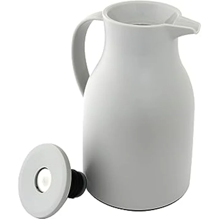 dobman exclusive 401724 Thermokanne Isolierkanne Kaffeekanne Warmhaltekanne 1L. Pearl – Bild 3