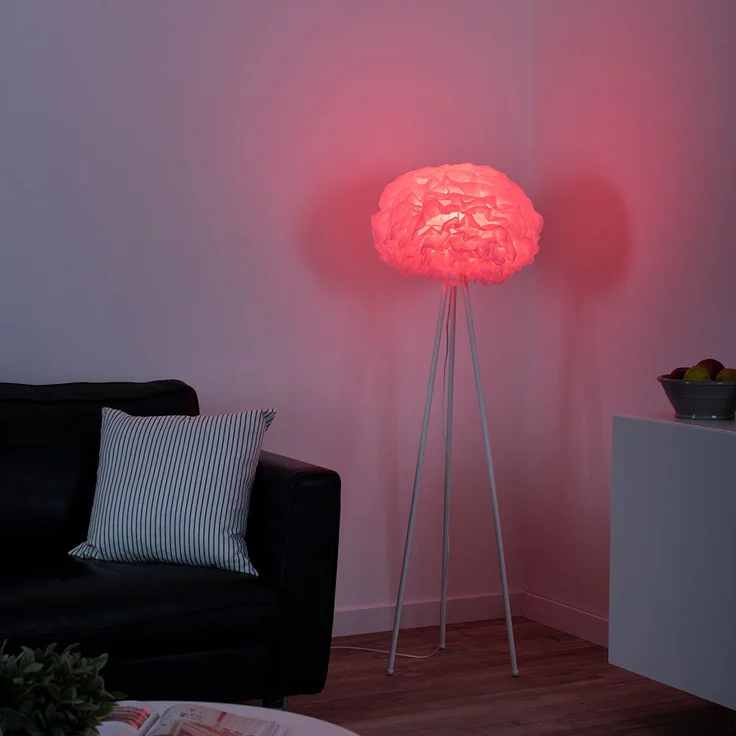 RGB LED Stehleuchte, Fernbedienung, Smart App, H 140 cm – Bild 6