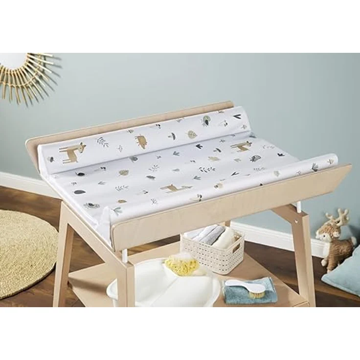 Rotho Babydesign Wickelauflage Baby Wickeln keil Waldtiere 50x70 cm – Bild 6