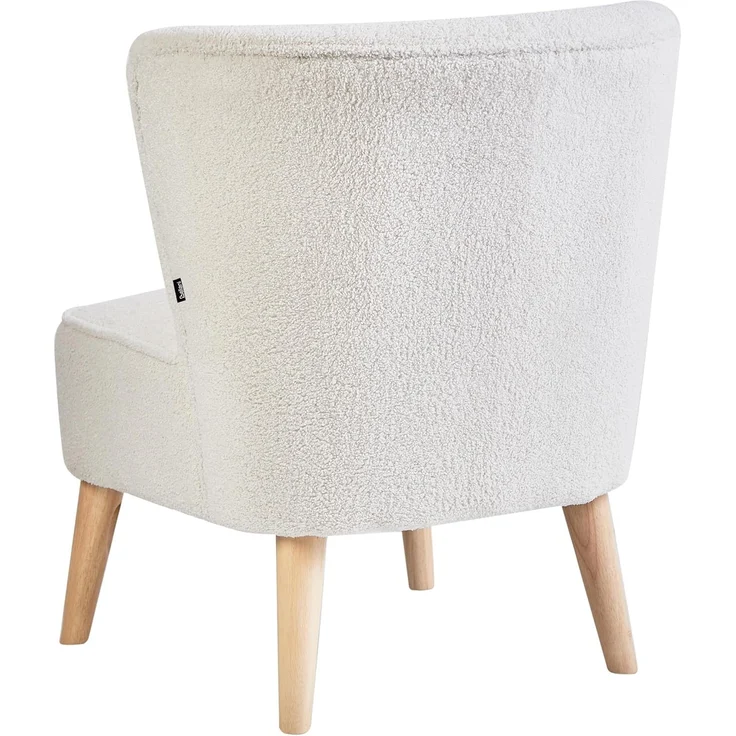 Sessel ALVEN Bouclé Cremeweiß – Bild 7