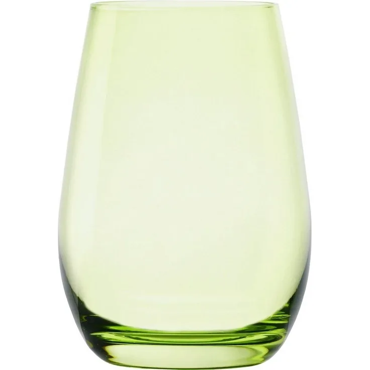 Stölzle Lausitz ELEMENTS Becher 465 ml grün 6er Set