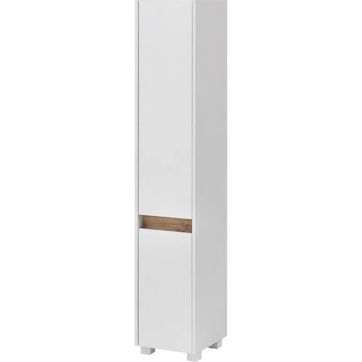SCHILDMEYER Hochschrank Badschrank Highboard Badmöbel weiß 30,2 x 164,5 x 33 cm