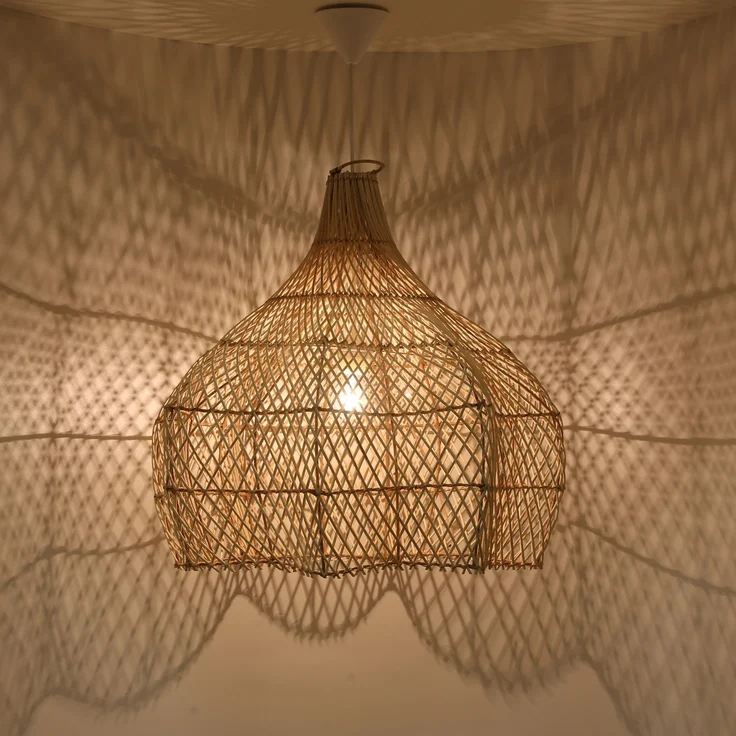 Rattan Lampe Manohara – Bild 2