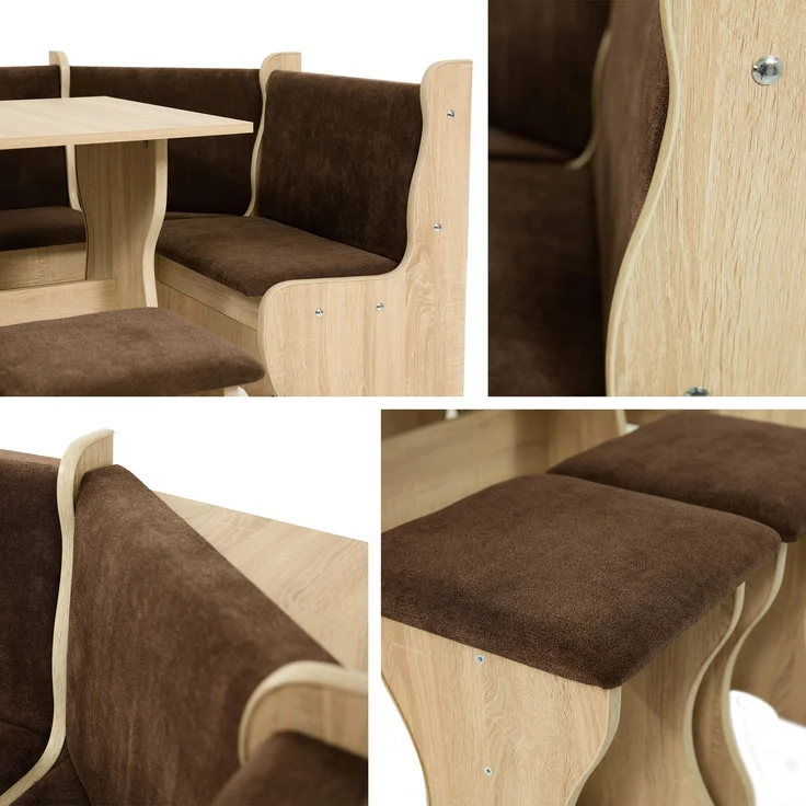 Eckbank Thomas (Farbe: Cashmere + Trinity 02) – Bild 5