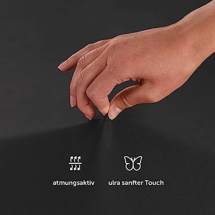 Blumtal Spannbettlaken Bettlaken aus Mikrofaser, Mikrofaser, Gummizug: rundum, (1 Stück) – Bild 6