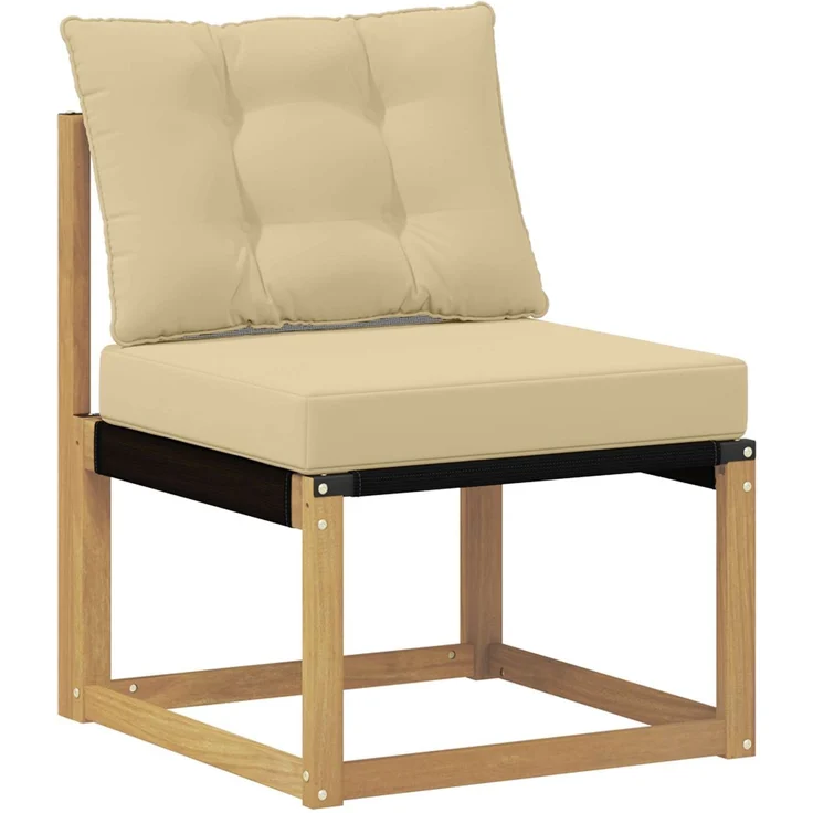 vidaXL Outdoor-Sofagarnitur 8 stk. Weiß und Beige 3389603 – Bild 4