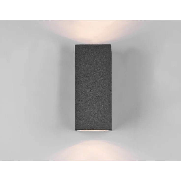 Trio Leuchten Außen-Wandleuchte Roya GU10 anthrazit Up- & Downlight – Bild 8