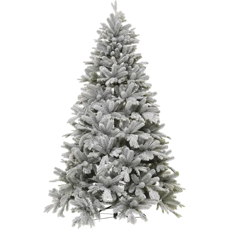 VIVANNO Künstlicher Weihnachtsbaum Künstlicher Weihnachtsbaum Premium Nordmanntanne mit Schnee 150 cm, Nordmanntanne