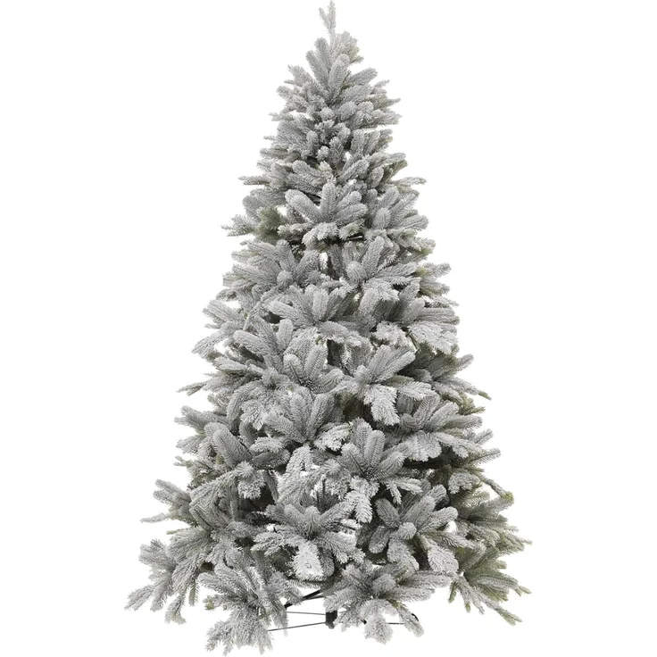VIVANNO Künstlicher Weihnachtsbaum Künstlicher Weihnachtsbaum Premium Nordmanntanne mit Schnee 150 cm, Nordmanntanne
