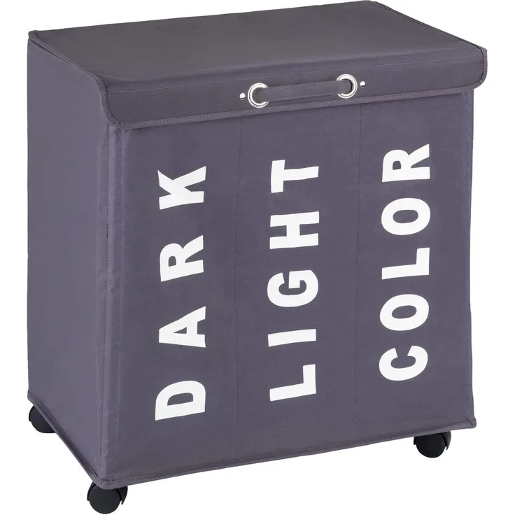 Wäschesammler Waschbehälter TRIVO BEIGE - bis 116 Liter, WENKO