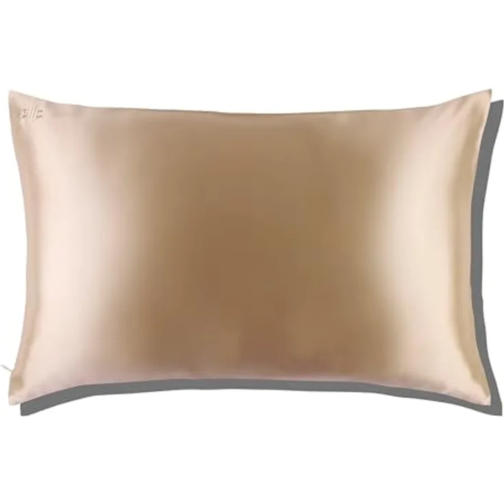 SLIP 22 Momme Seidenkissenbezug 51 x 76cm, 100% Maulbeer Seide, atmungsaktiv, hypoallergen, Karamell