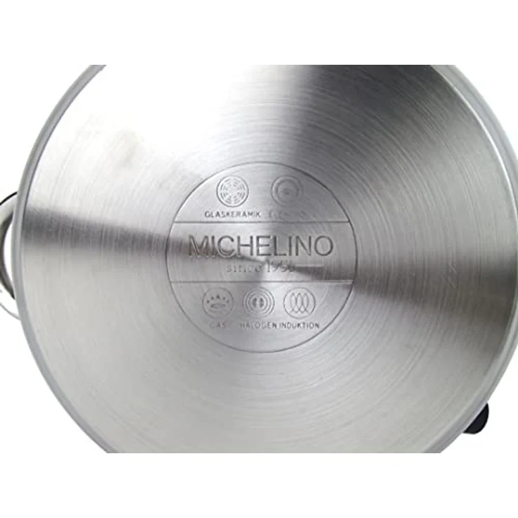 Michelino Topf-Set 8-teiliges Topfset "Berlin" mit Füllstandsanzeige für alle Herdarten, Edelstahl (8-tlg), Induktionsgeeignet – Bild 6