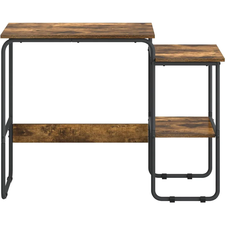 vidaXL Schreibtisch mit Stauraum Räuchereiche 100 x 50 x 75 cm 8007992 – Bild 3