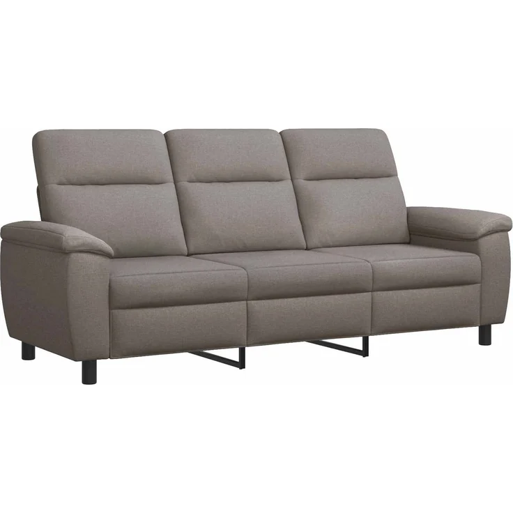 vidaXL Sofa Taupe 214 x 90 x 95 cm Stoff 42040970 – Bild 1