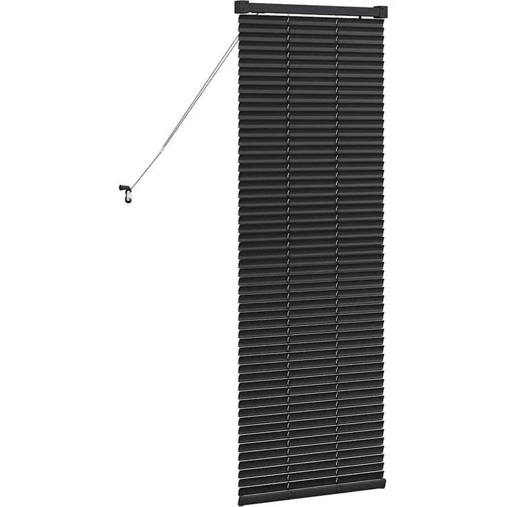 vidaXL Venezianische Jalousien Schwarz 130 x 40 cm Aluminium 42006110 – Bild 7