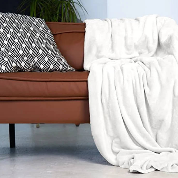 Wohndecke Kuscheldecke super weich & flauschig – warme Fleecedecke, Gräfenstayn, warme Wolldecke, Sofadecke & Tagesdecke - Überwurf Sofa, Couch – Bild 6