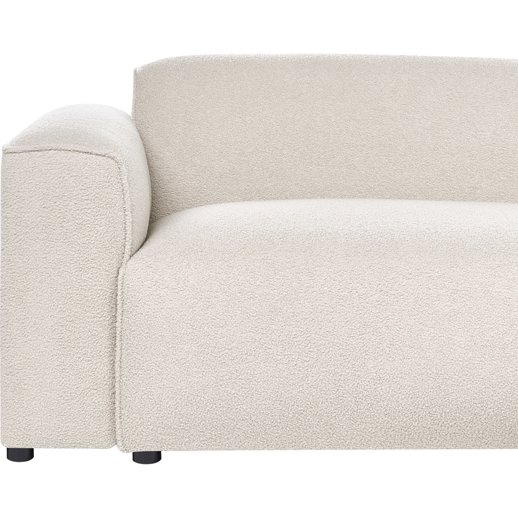 Ecksofa 3-Sitzer FAABORG Bouclé Beige linksseitig – Bild 6