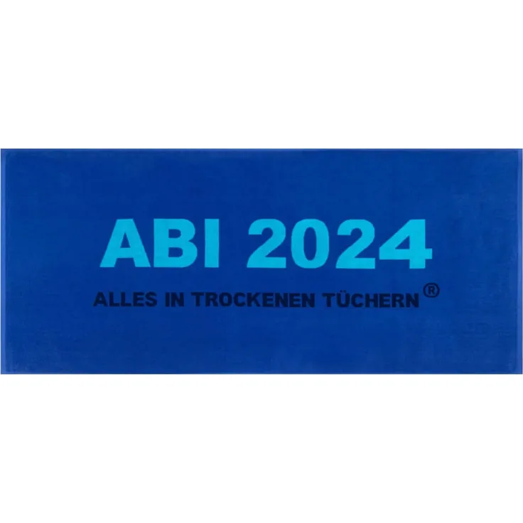 Egeria ABI 2024 Strandlaken Strandtuch Kornblau 75x180 cm