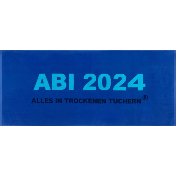 Egeria ABI 2024 Strandlaken Strandtuch Kornblau 75x180 cm