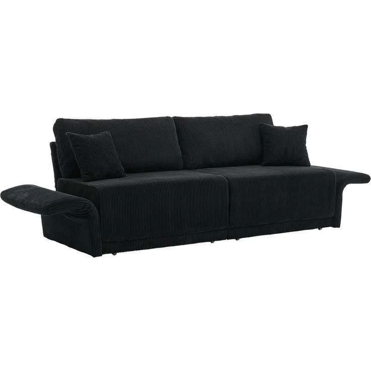 ZUBALIYA Schlafsofa 69.00x23.00 cm, mit Cordbezug, für Wohnzimmer und Apartments, mit stabilem Untergestell, Beige – Bild 20