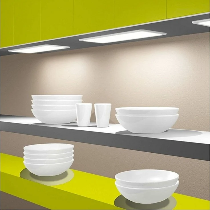 kalb LED Unterbauleuchte LED Unterbauleuchte Küchenleuchte Panel Küche Unterbaustrahler dimmbar, 1er Set 600mm neutralweiß, neutralweiß – Bild 2