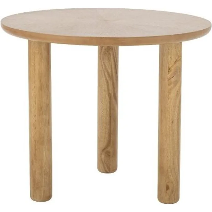 Bloomingville Beistelltisch Noma Gummibaumholz Natur (60x50 cm) 82058475