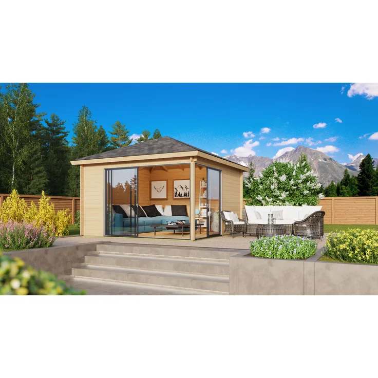 Fjordholz Gartenpavillon Modell Alu 44 E