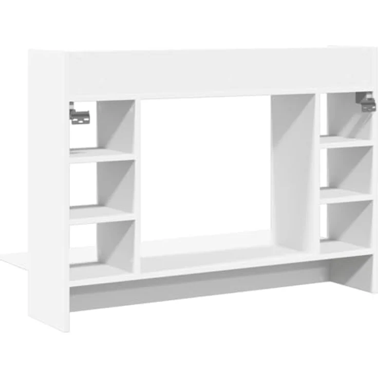 vidaXL Wand-Schreibtisch Weiß 105x48x75 cm Holzwerkstoff 847968 – Bild 9
