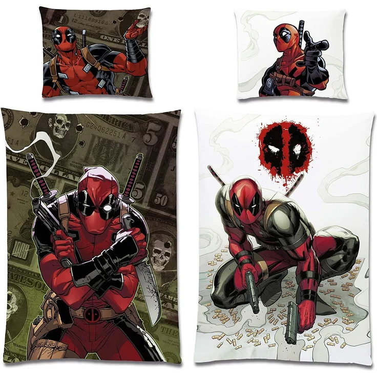 Bettwäsche 'Marvel Deadpool' Linon / Renforce – Bild 4