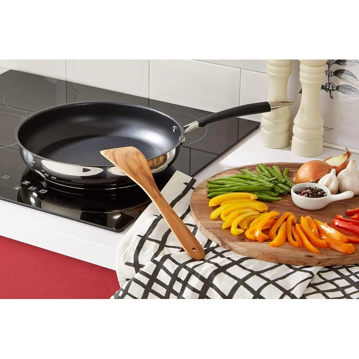 Amazon Basics Bratpfanne, 28 cm, Schwarz – Bild 6