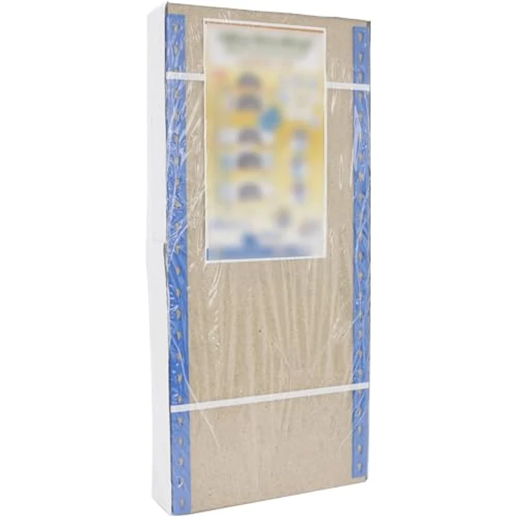 Simon Rack Schwerlastregal, 1000 x 1100 x 400 mm, Bis 200 kg Belastbar, 3 Verstellbare Ablagen, MDF-Platten, Kellerregal, Lagerregal, Blau/Holz - Simonclick – Bild 10