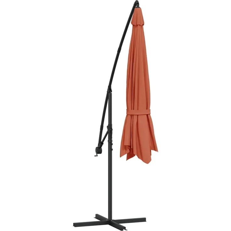 vidaXL Ampelschirm mit Aluminium-Mast 350 cm Terrakotta 44508 – Bild 6