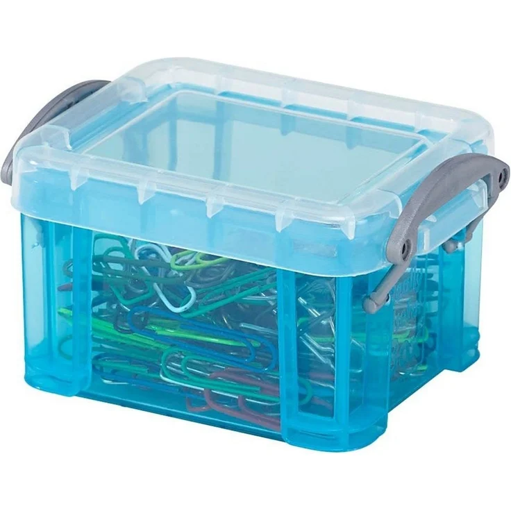 REALLYUSEFULBOX Aufbewahrungsbox 16 Aufbewahrungsboxen 0,14l - transparent/bunt – Bild 2
