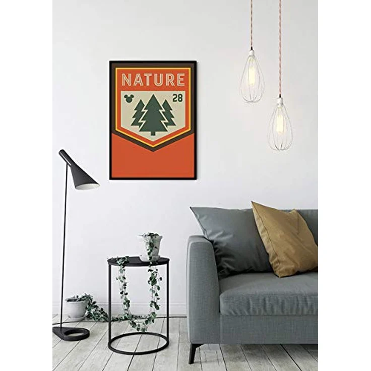 Komar Disney Wandbild Mickey Mouse Nature, Kunstdruck für Kinderzimmer, Größe 50x70cm, ohne Rahmen, lichtbeständig und PVC-frei – Bild 5