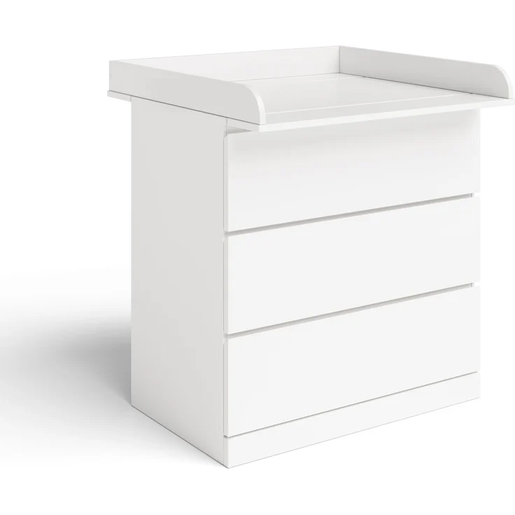 Bellabino 'Oti' Wickelaufsatz für IKEA Kommode Malm, Hemnes, Nordli, weiß, 10 x 74 x 80 cm – Bild 9