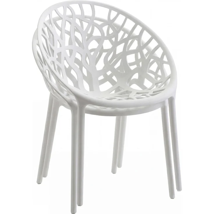 Gartenmöbel-Set SOFIA mit 2 Stühlen - 180x180x80cm, Kunststoff, Weiß | Balkonset Gartenset Tisch mit Stühlen Bistroset Outdoor – Bild 6