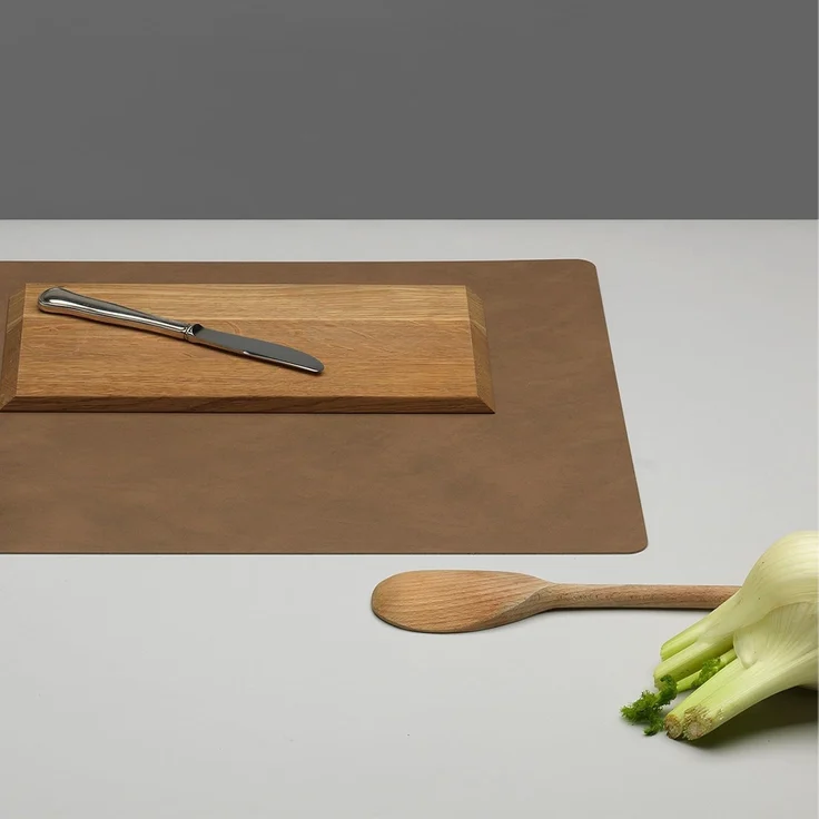 LIND DNA Table Mat Square L 35x45 cm Nupo Anthracite – Bild 4