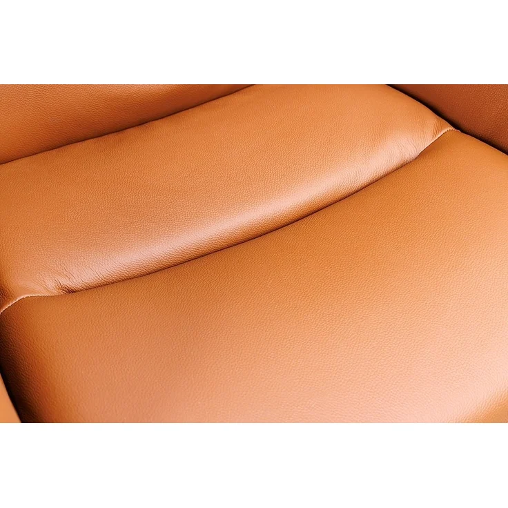 riess-ambiente Polsterstuhl BIG GEORGE cognac / schwarz (Einzelartikel, 1 St), Esszimmer · Echtleder · Microfaser · 360° drehbar · Armlehne · Retro – Bild 3