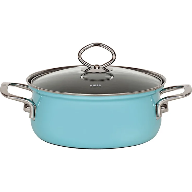 RIESS 0546-037 RIESS Emaille Spar-Set 5-tlg. Nouvelle extra stark, KRISTALLBLAU – Bild 5