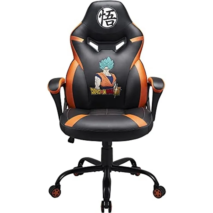 DBZ - Dragon Ball Z - Gamingstuhl - Bürostuhl für junior-gamers - Dragon Ball super Schwarz Offizielle Lizenz