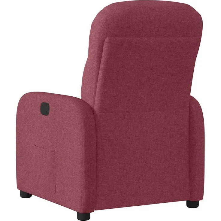 vidaXL Relaxsessel Elektrisch Weinrot Stoff 3302955 – Bild 6