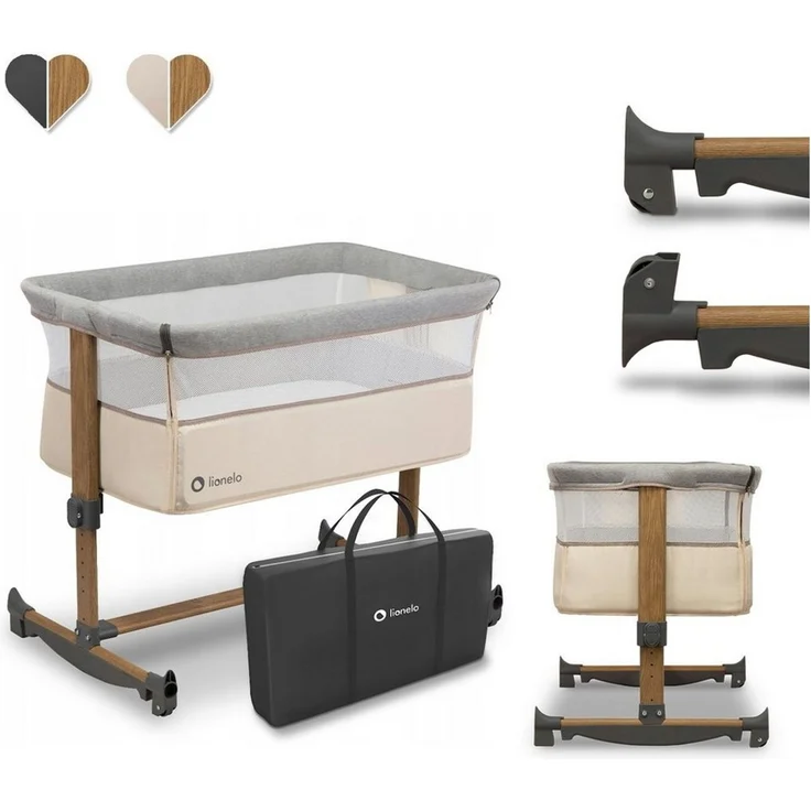 Lionelo Bedside crib Leonie – Bild 1